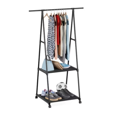 Cuier Haine Cu Suport Pantofi Design Stil Industrial Triunghiular 160 Cm