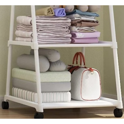 Cuier Haine Cu Suport Pantofi Design Stil Industrial Triunghiular 160 Cm