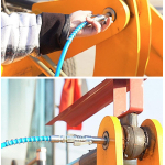 Cuplaj dublu cu manere pentru pistol de unsoare 10000 PSI cu Eliberare Rapida Filet NPTI/8