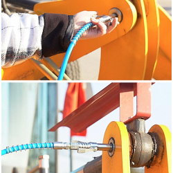 Cuplaj dublu cu manere pentru pistol de unsoare 10000 PSI cu Eliberare Rapida Filet NPTI/8