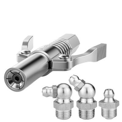 Cuplaj dublu cu manere pentru pistol de unsoare 10000 PSI cu Eliberare Rapida Filet NPTI/8