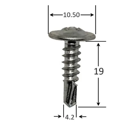 Cutie 1 KG Suruburi Autoforante Cap Plat 4.2 x 19mm