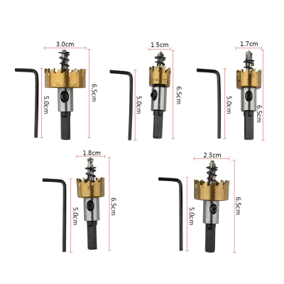 Cutie 5 freze pentru metal 16-30mm