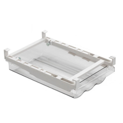 Cutie pentru depozitare oua cu suport prindere la raftul frigiderului