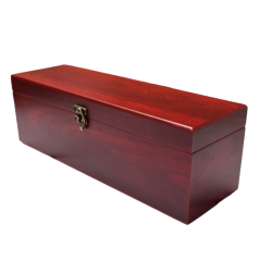 Cutie pentru Vin din Lemn cu 4 Accesorii Tirbuson Dop elegant Dop servire Inel antipicurare 36 x 11cm