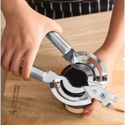 Desfacator multifunctional de borcane inox 25 x 6 cm