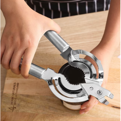 Desfacator multifunctional de borcane inox 25 x 6 cm