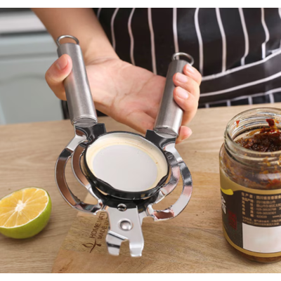 Desfacator multifunctional de borcane inox 25 x 6 cm