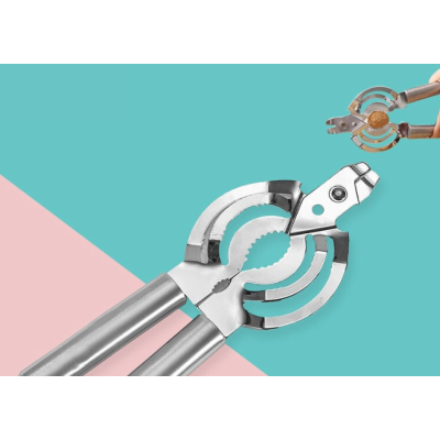 Desfacator multifunctional de borcane inox 25 x 6 cm