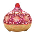 Difuzor Aromaterapie 3D capacitate 500 ml lumini LED multicolore model artificii