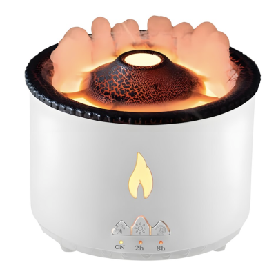 Difuzor de aroma si umidificator de aer VULCAN 360ml USB Alb Plastic