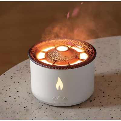 Difuzor de aroma si umidificator de aer VULCAN 360ml USB Alb Plastic