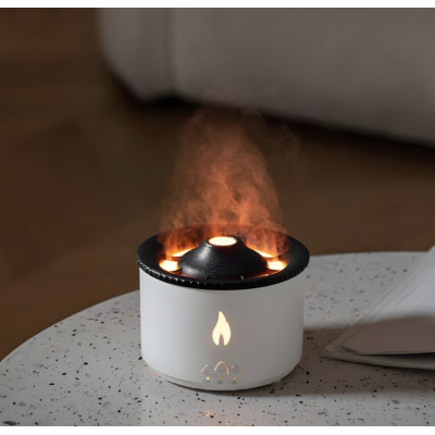 Difuzor de aroma si umidificator de aer VULCAN 360ml USB Alb Plastic