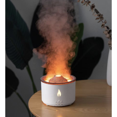 Difuzor de aroma si umidificator de aer VULCAN 360ml USB Alb Plastic