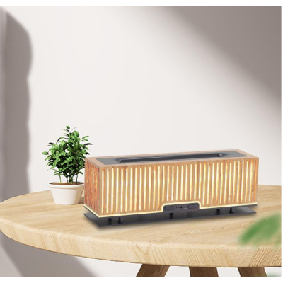 Difuzor de aromaterapie aspect lemn rezervor 200ml