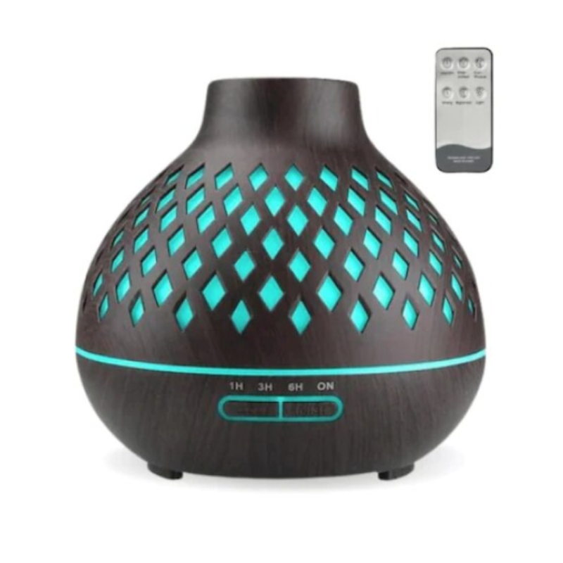 Difuzor de aromaterapie cu telecomanda rezervor 400ml