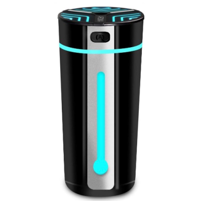 Difuzor de uleiuri esentiale pentru masina cu USB si RGB 300 ml