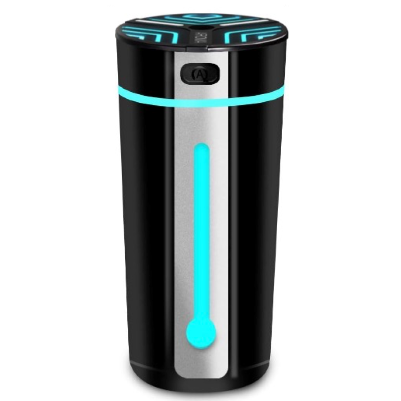 Difuzor de uleiuri esentiale pentru masina cu USB si RGB 300 ml