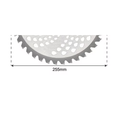 Disc cu dinti vidia 255x25.4x40T pentru motocoasa ONDULAT model ROTUND MX1024