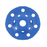 Disc Diamantat ALBASTRU 125 Mm cu segmenti GRI pentru Slefuire Beton Mozaic Suprafete Dure