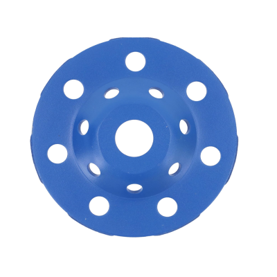 Disc Diamantat ALBASTRU 125 Mm cu segmenti GRI pentru Slefuire Beton Mozaic Suprafete Dure