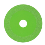 Disc diamantat LASERLINE pentru flex de taiat sticla si cristal 115mm VERDE