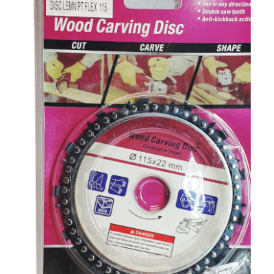 Disc flex lemn cu lant drujba polizor unghiular 115 x 22  diametru 4'' MX456