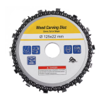 Disc flex lemn cu lant drujba polizor unghiular 125 x 22  diametru 5'' MX457