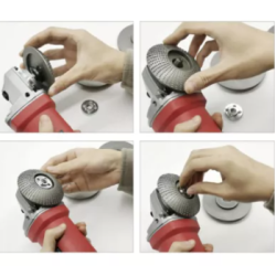 Disc Polizor Unghiular 125 Ø pentru Slefuire Lemn Rotunjit 