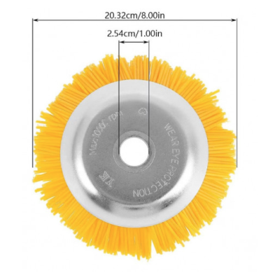 Disc tip perie galbena pentru motocoasa