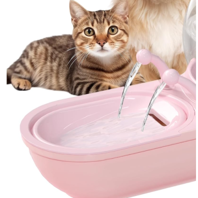 Dispenser de apa pentru animalute cu rezervor tip melc