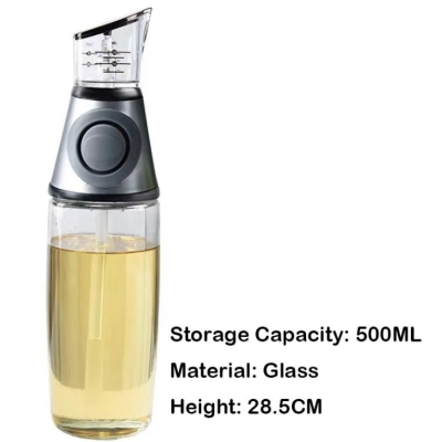 Dispenser pentru ulei si otet 500 ml cu buton