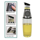 Dispenser pentru ulei si otet 500 ml cu buton
