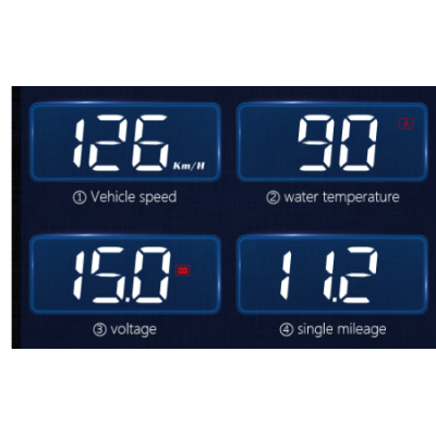 Display digital auto  HEAD UP