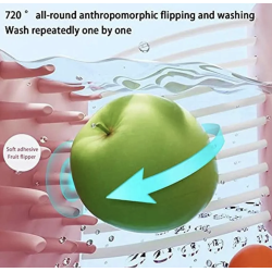 Dispozitiv de spalat manual Fructe/Legume perii din Nylon