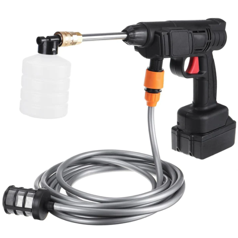 Dispozitiv electric de spalat cu presiune 48V cu 2 acumulatori