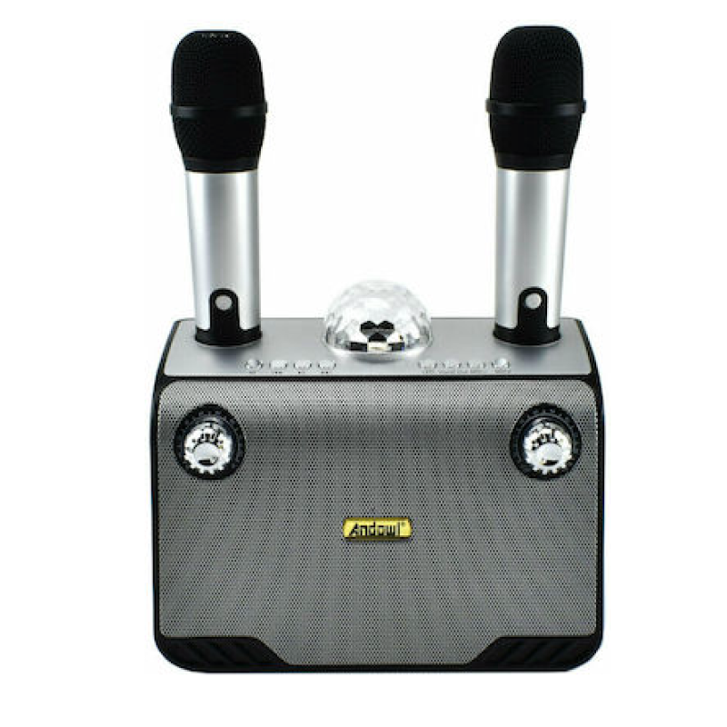 Dispozitiv Karaoke Disco Q YX899 putere 15W cu 2 microfoane wireles