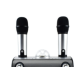Dispozitiv Karaoke Disco Q YX899 putere 15W cu 2 microfoane wireles