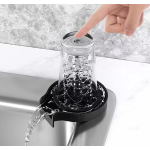 Dispozitiv pentru spalare pahare cu clatire sub jet de presiune