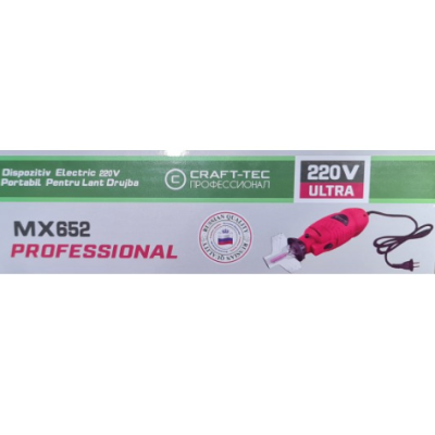 Dispozitiv portabil electric 220 V pentru ascutit lant drujba CRAFT TEC MX652