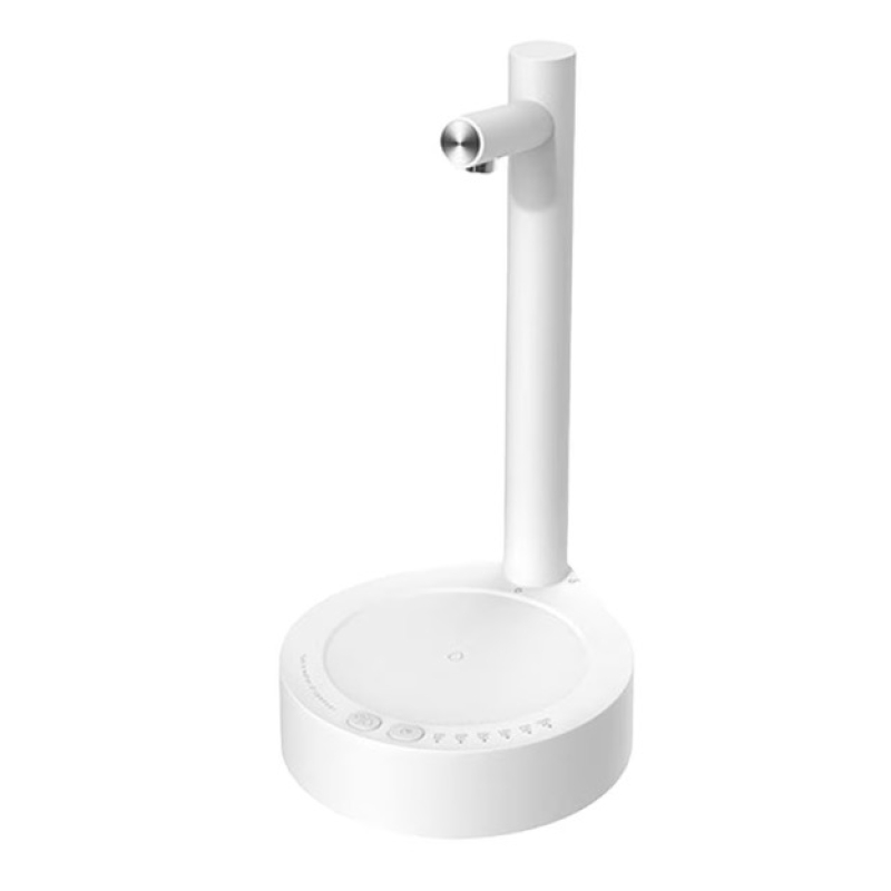 Dozator apa de birou din Inox cu Incarcare USB Alb/Negru