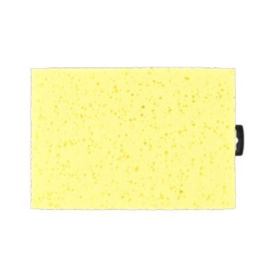 Drisca finisare cu burete 280 x 150 mm GALBENA