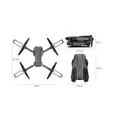 Drona E99 Pro Pliabila Camera Dubla Telecomanda 3 moduri viteza Bateria 1800 Mha HPV 2.4G