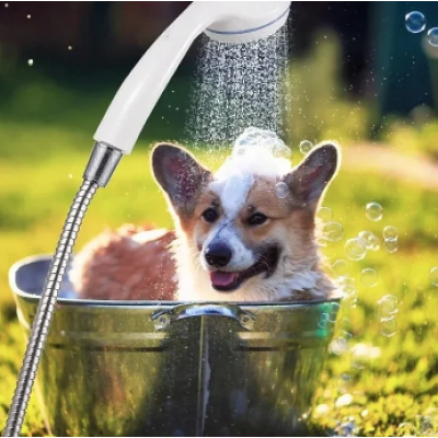 UB Dus portabil de camping cu robinet incorporat USB pentru interior/exterior