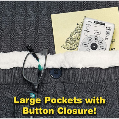 Esarfa / Fular GRI cu buzunare captuseala moale