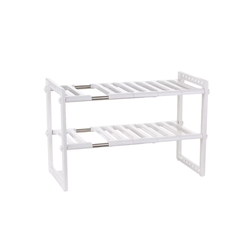 Etajera ajustabila cu doua rafturi de pus sub chiuveta 50 pana la 70 cm