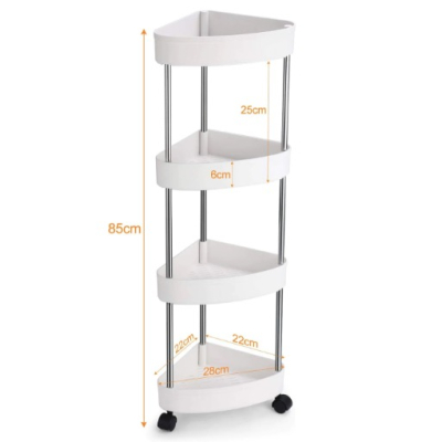 Etajera cu 4 Rafturi pentru Colt 28 x 22 x 85 cm Plastic