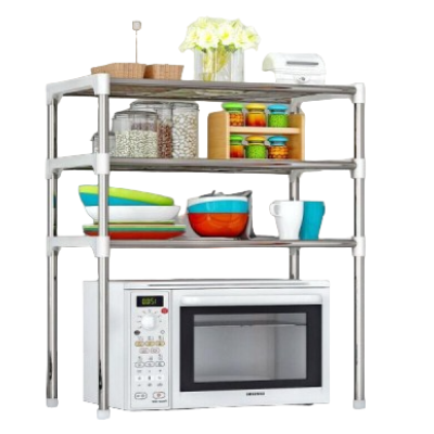 Etajera tip 3 rafturi multifunctional pentru bucatarie sau baie