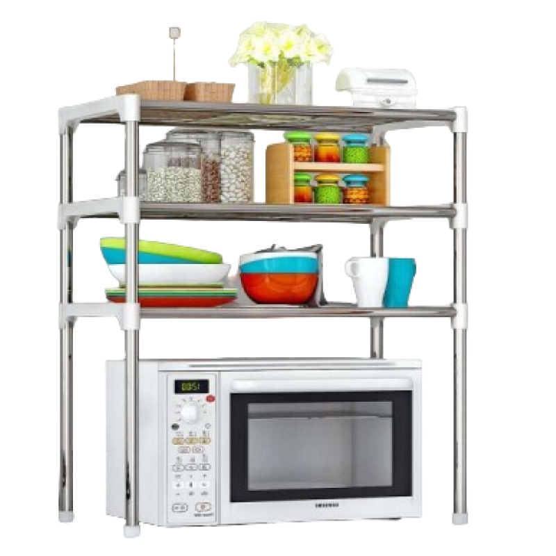Etajera tip 3 rafturi multifunctional pentru bucatarie sau baie