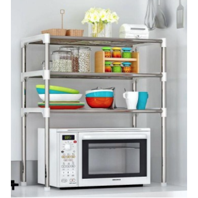 Etajera tip 3 rafturi multifunctional pentru bucatarie sau baie